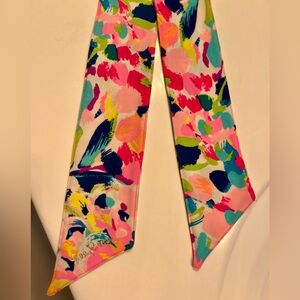Lilly Pulitzer Colorful Floral Scarf NWOT